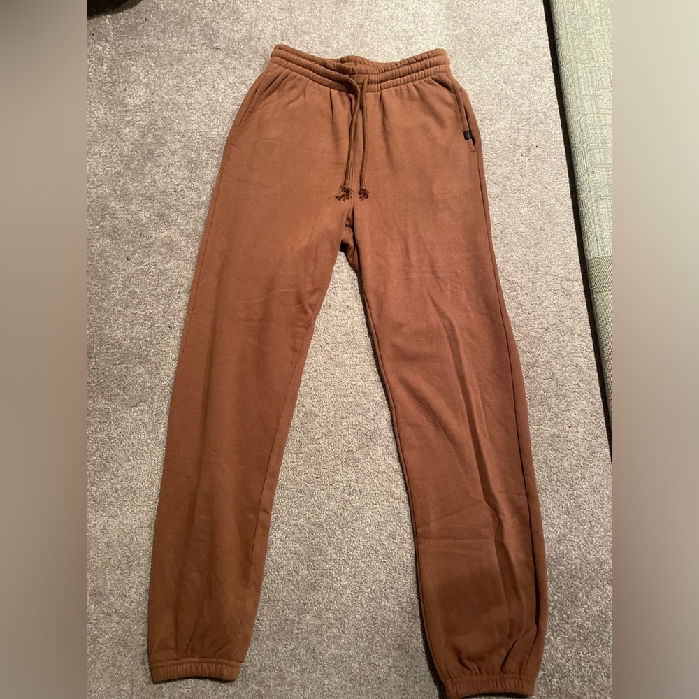 Cotton On Brown Drawstring Sweatpants Size: S